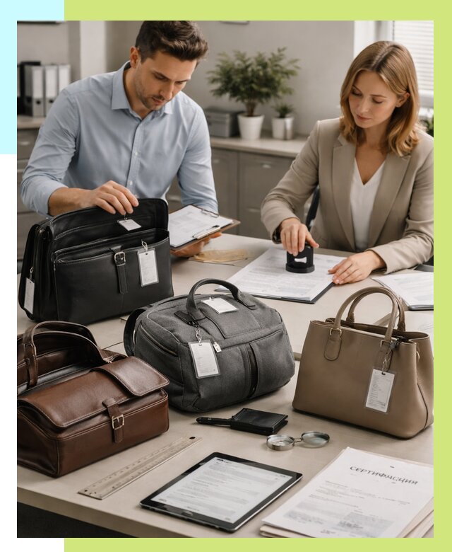 Сертификация сумок в Сочи от 7752 руб. | Алешин-Счи