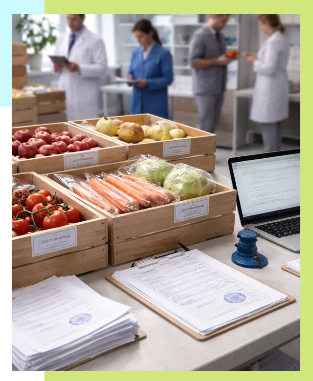 Сертификация овощей и фруктов в Сочи от 8786 р. | Алешин-Счи