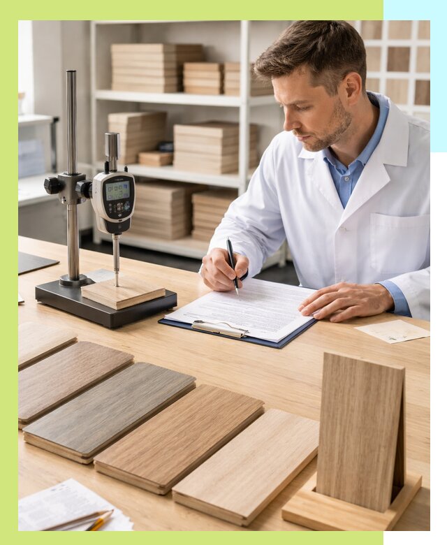 Сертификация ламината с испытаниями и оформлением документов в Сочи