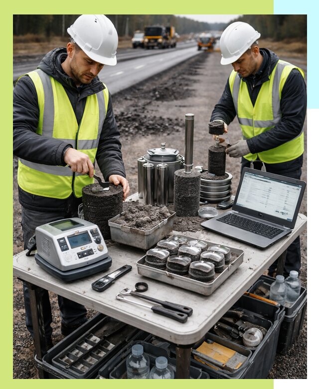 Сертификация асфальта: испытания и подтверждение в Сочи