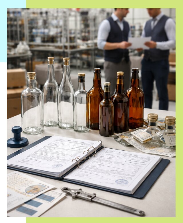Сертификация стеклянных бутылок в Сочи от 25840 р. | Алешин-Счи