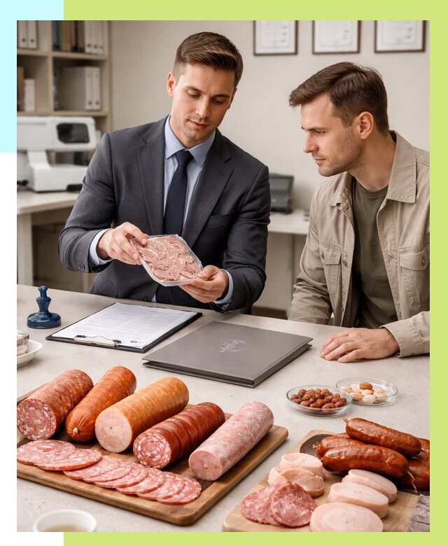 Сертификация колбасных изделий в Сочи от 7752 р. | Алешин-Счи