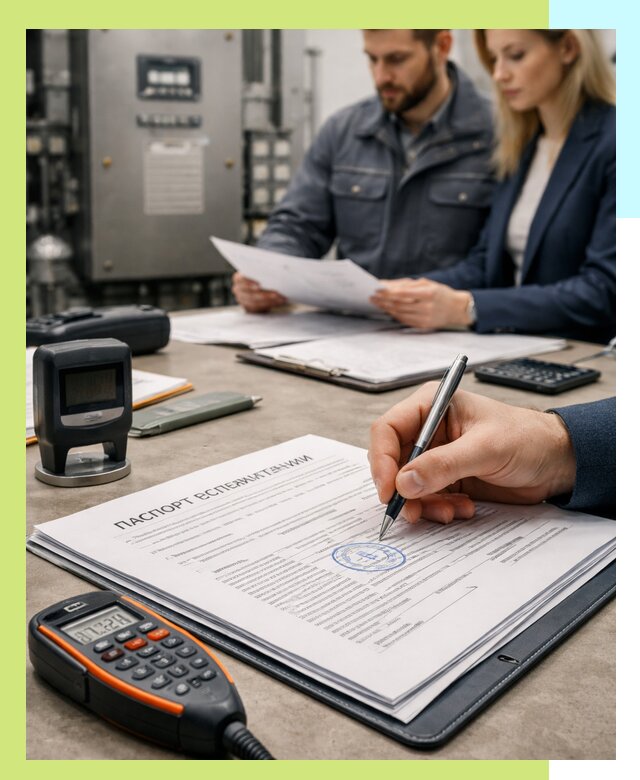 Оформление паспорта эксплуатации оборудования в Сочи