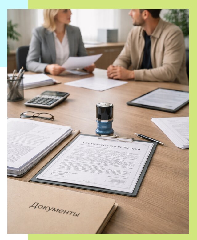 Сертификат соответствия на продукцию в Сочи от 15504 р.|Алешин-Счи