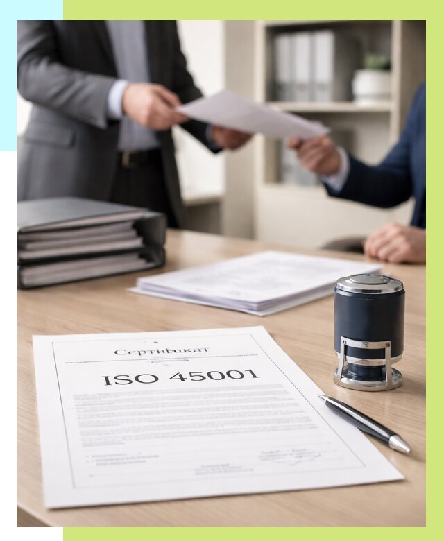 Сертификат ISO 45001 в Сочи под ключ от 46512 р. | Алешин-Счи