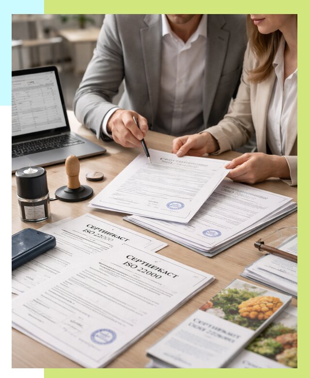 Сертификат ISO 22000 в Сочи от 41344 р. под ключ | Алешин-Счи